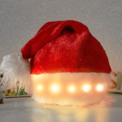 Gorro de Navidad con Luces LED