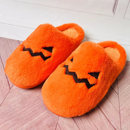 Pantuflas de Calabaza de Halloween - Globotico - ropa y accesorios