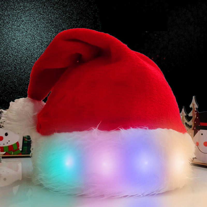 Gorro de Navidad con Luces LED