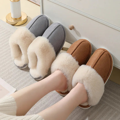 Pantuflas de Invierno Afelpadas para el Hogar